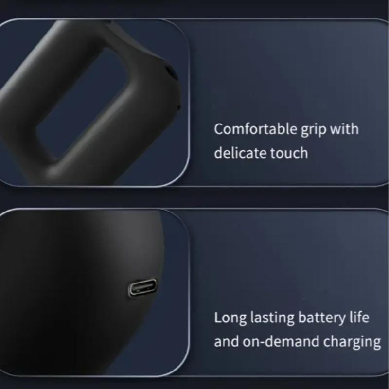 New Magic Ring Mini Massage Gun Myofascial Roller, Muscle Relaxation Vibration Machine, Ergonomic Design, Elastic Waistband, Daily Home Fitness Use