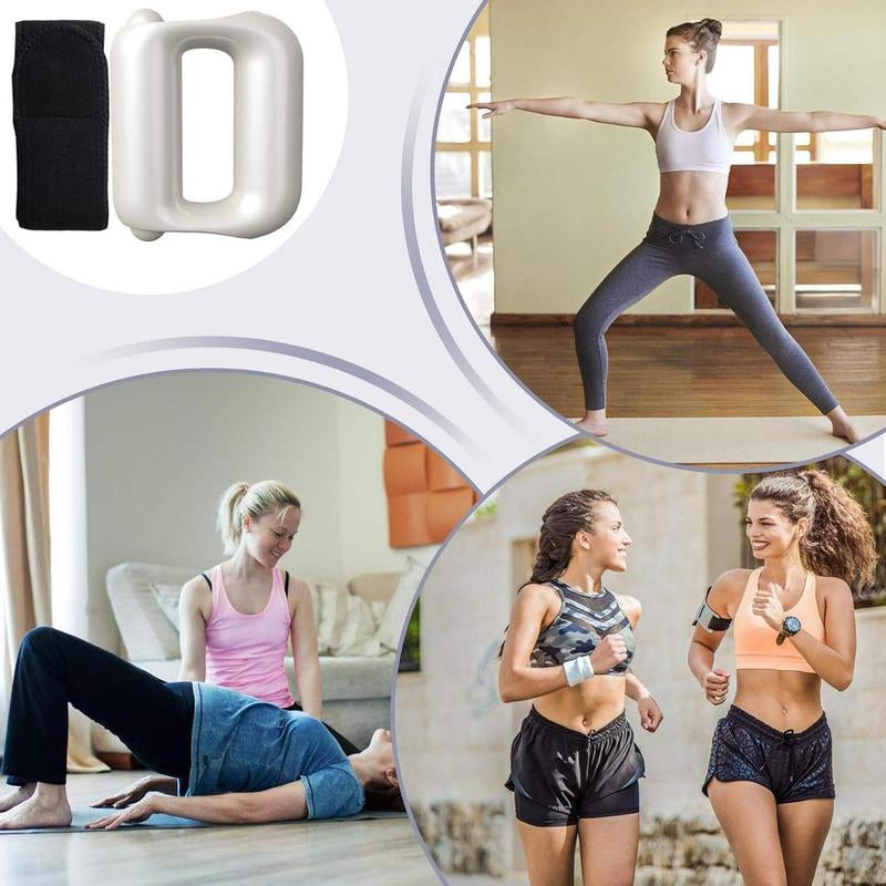 New Magic Ring Mini Massage Gun Myofascial Roller, Muscle Relaxation Vibration Machine, Ergonomic Design, Elastic Waistband, Daily Home Fitness Use