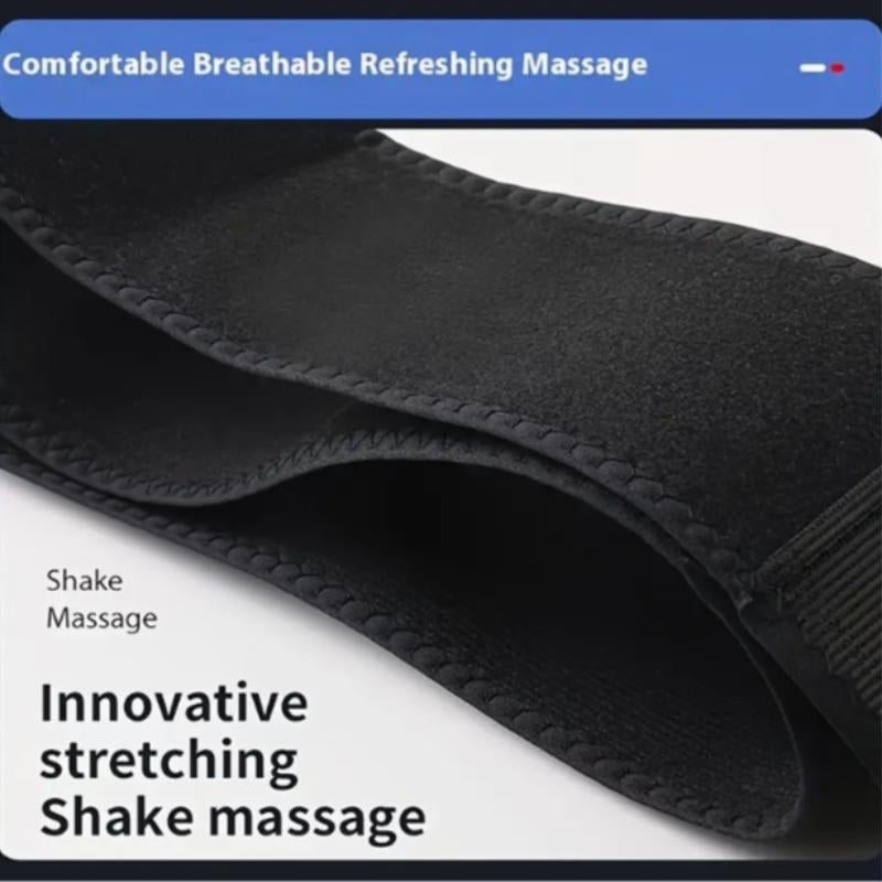 New Magic Ring Mini Massage Gun Myofascial Roller, Muscle Relaxation Vibration Machine, Ergonomic Design, Elastic Waistband, Daily Home Fitness Use